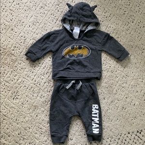 Batman infant outfit